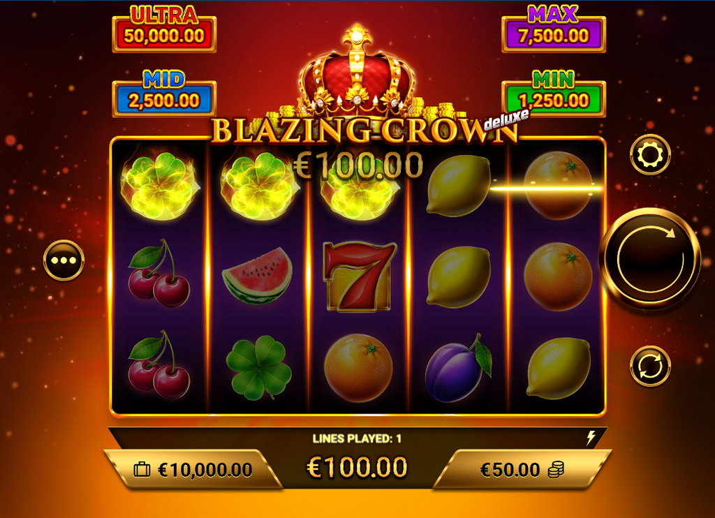 Gioca alla demo di Blazing Crown Deluxe - Royal Fruit Port